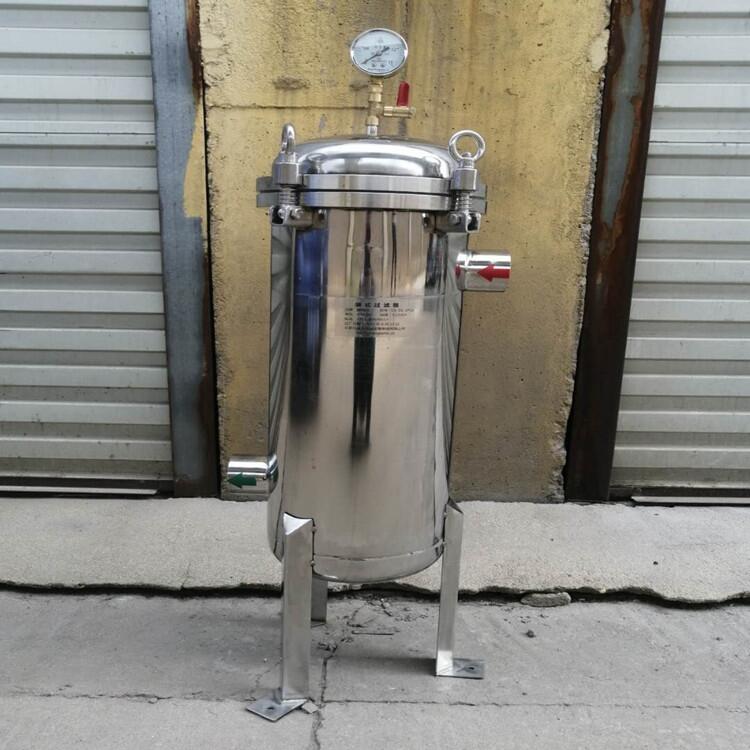 山東洗菜機(jī)配套袋式過濾器 山泉水處理過濾器廠家 布袋過濾器生產(chǎn)基地